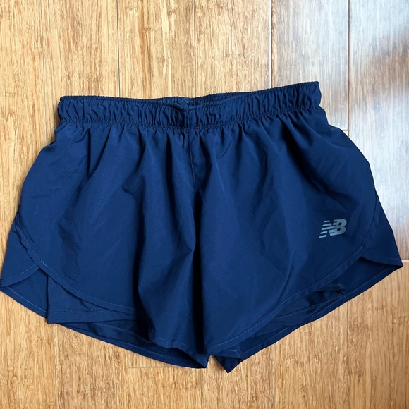 New Balance Pants - New Balance 2-in-1 Layered Running Shorts Navy Size XS EUC